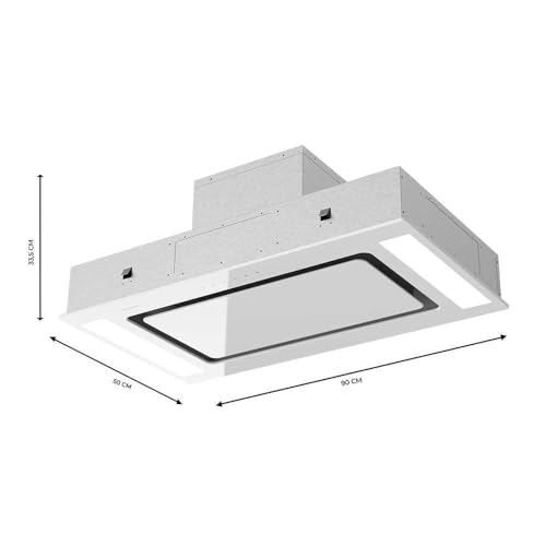 Hotte de plafond 90cm Cecotec pour cuisine îlot ouverte et moderne - 2