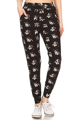 Image of Leggings Depot Premium Jogger Women's Popular Print High Waist Track Pants(S-XL)