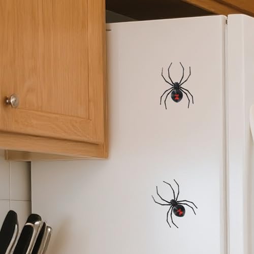 Imanes decorativos 3D de araña para refrigerador pack 2 miniatura 3