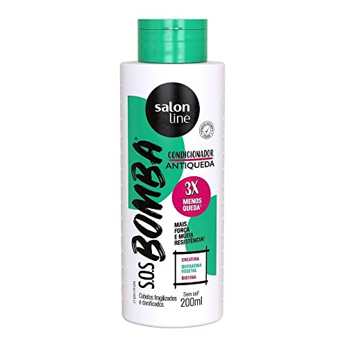 KIT S.O.S BOMBA SH+COND ANTIQUEDA 200ML, Salon Line, Branco