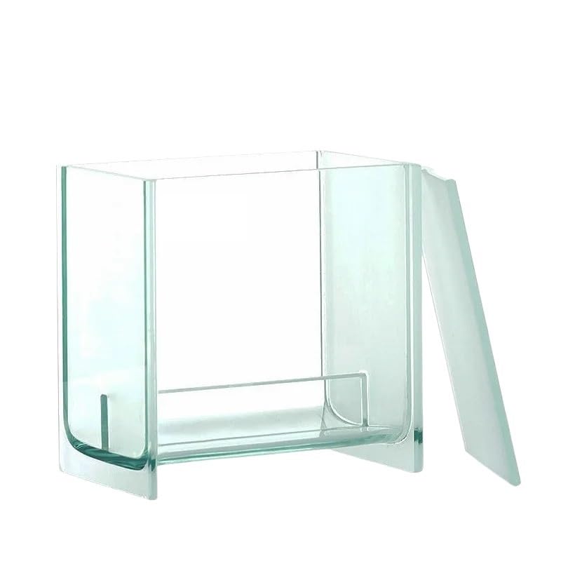 TLC Developing Tank Lab Double Developing Chamber Heavy-Duty Molded Solvent Glass Staining Chamber Dimension(L*H) 100 * 100mm