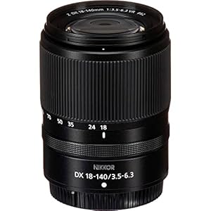 Nikon NIKKOR Z DX 18-140mm 1:3, 5-6.3 VR, Schwarz, JMA713DA