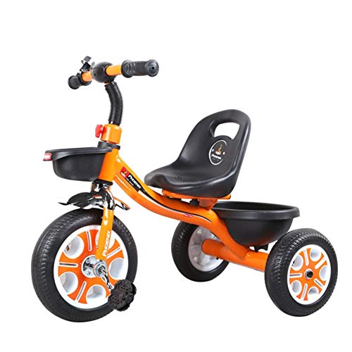 Review Of Kids Trike,4 in 1 Tricycle Pedal Trike with Safety Harness,Non-Slip Pedal, Brakes for Chil...