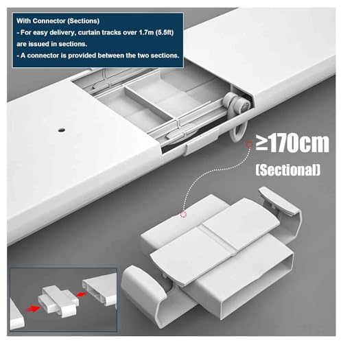 Tringle à rideaux double séparation pour un salon modulable et calme