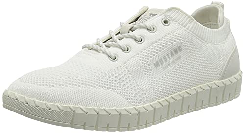 MUSTANG Zapatillas para mujer 1379-301, Blanco, 45 EU