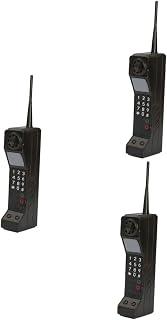GANAZONO 3 Peças Modelo De Telefone Vintage Decoração De Telefone Antiquado Modelo De Telefone Celular Retrô Telefone De Tijolo Antiquado Decoração De Escritório Decoração De Mesa De