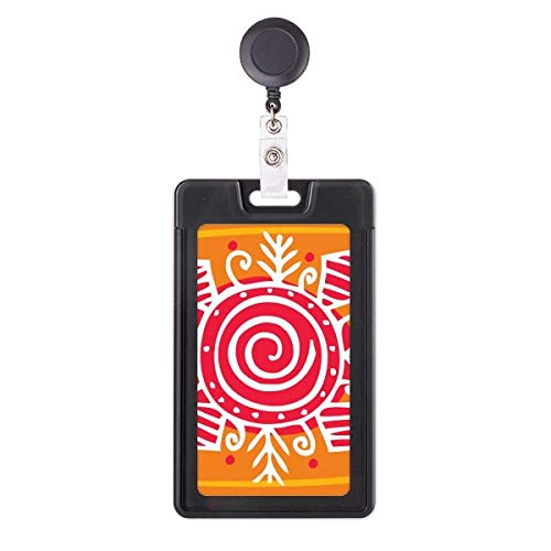 Porte-badge rétractable Vortex Mexico avec enrouleur robuste pour pass de bureau