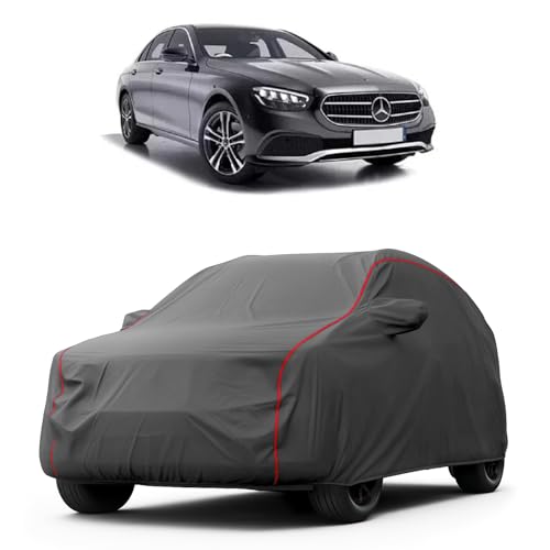 Image of Heavy-Duty Car Cover for Compatible with Mercedes Benz E Class (2024 to 2025 All Models) Deluxe Car Protection Cover - Waterproof & UV-Resistant All-Season Exterior Protection