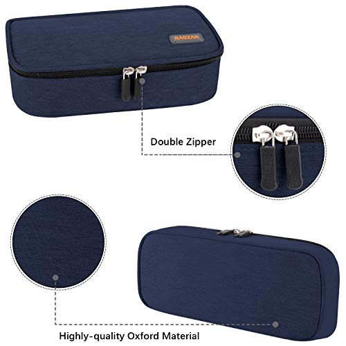 Potlood Case, RAGZAN Grote Capaciteit Pen Case Bag Pouch Houder Kantoorbehoeften Bureau Organizer met Rits voor School… - Image 5