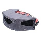 Naturnest 270 Car Awning Plus with Awning Room, Waterproof Windproof UV-Resistant Awnings with LED for Camper, 270 Degree Manual Retractable Side Awnings for Truck, SUV, Jeep - Passenger Side