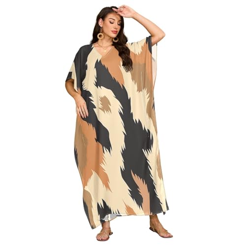Caftan léger contre la chaleur vêtement de plage grande taille
