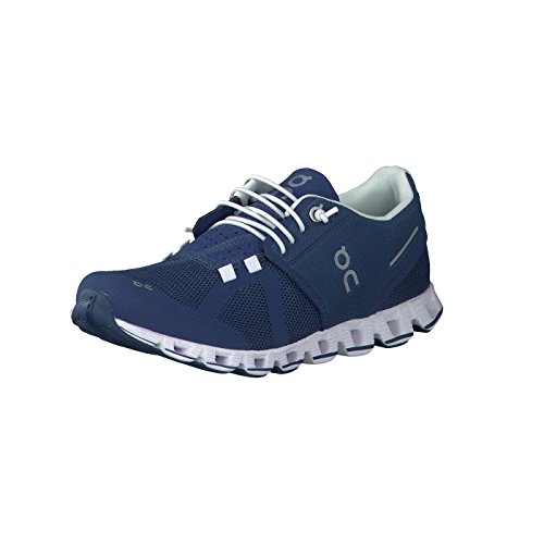 On Running Womens Cloud Textile Synthetic Trainers (11, Denim/White)