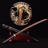 Colección: espada de madera de entrenamiento, definitivamente una colección necesaria para los entusiastas del anime de los juegos de rol, exhibición de arte y actividades de cosplay. Un bokken perfecto para su entrenamiento en iaido y otras artes marciales.
