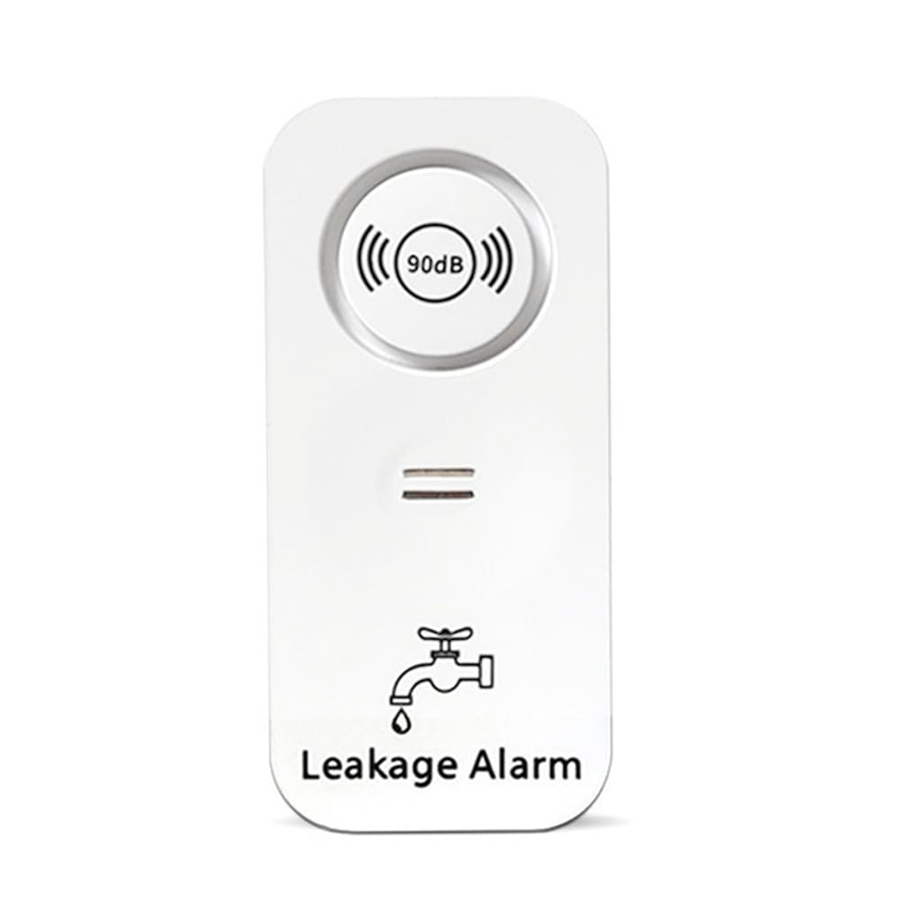 Littimoon Tuya WiFi Water Sensor 90dB Alarm Water Leak Detector 90db High Pitch Alarm forKitchen Bathroom Basemen