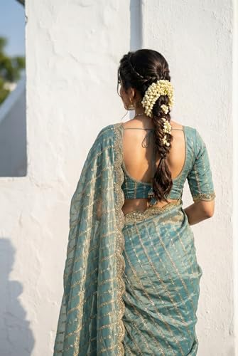 Image of Amazon Brand - Tavasya Womens Saree