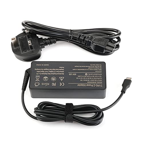 Jippofu 65W USB C Charger Compatible with HP Laptop Charger USB C for EliteBook X360 840-G5 830-G8 840-G6 Chromebook 14 X360 ProBook 430 440 445 G5 G6 G8 Envy X360 13 15 Spectre X360 Elite X2