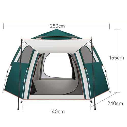 Carpa instantánea para camping 94x83x57 in para 5-8 personas miniatura 7