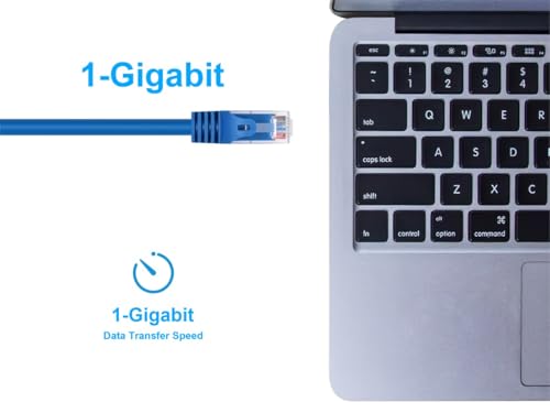 Cable Ethernet Monoprice Flexboot Cat5e Patch RJ45 50 pies miniatura 5