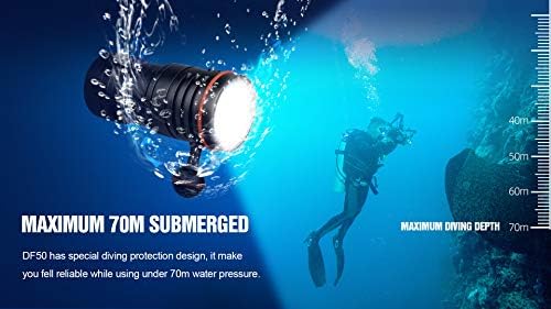 DF50 Diving Camera Photography Flashlight Diving Torch (DF50)