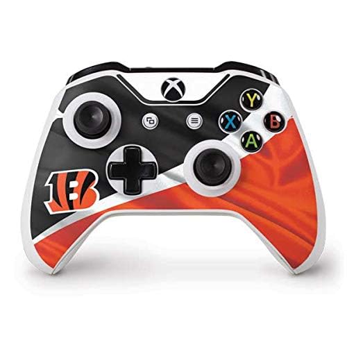 Skinit Decal Gaming Skin Compatible with Xbox One S Controller - Officially Licensed NFL Cincinnati Bengals Design