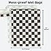 Tiny Twinkle Mess-Proof Waterproof Wet Dry Bag | 2-Pack Reusable Wet Bags for Swimsuits & Baby Clothes | Leakproof Wet Bag for Travel & Diaper Changes for Baby (Black, Green Checkers)