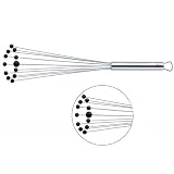 WMF Profi Plus Cromargan Partly Matt Flexi Whisk, 32 x 5.5 x 3 cm, Silver