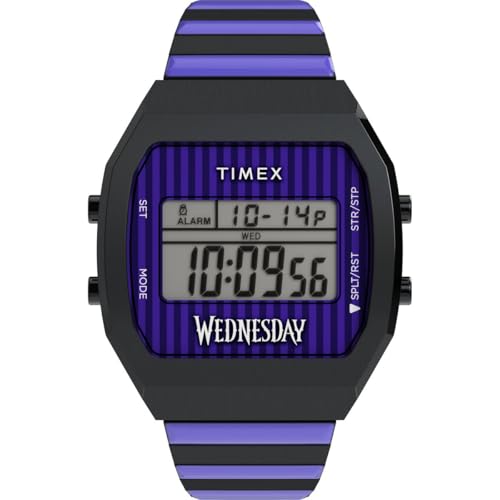 Image of TIMEX Wednesday Grey Tonneau Dial Analog Men's Watch - TW2Y19500X6