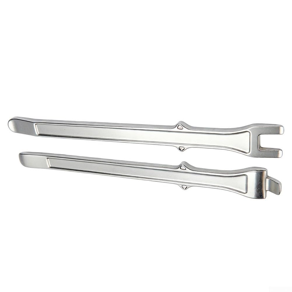 Juego de 2 palancas de neumáticos de acero al carbono para coches, motocicletas, furgonetas, bicicletas, optimizadas para neumáticos repetidos para cambiar tareas con características de protección de