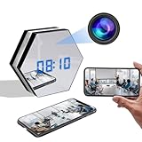 Hidden Camera WiFi Spy Camera Clock Hidden Cameras HD 1080P Wireless Small Camera with Night Vision...