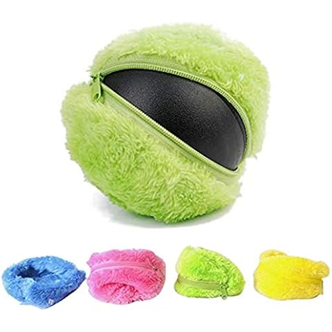 Dog Ball Magic Roller Ball Pet Toy Ball Educational Moving Toy with 4 Cloth Cover Dog Rolling Ball Active Rolling Ball Dog Toy for for Puppy Cats Dogs Cover