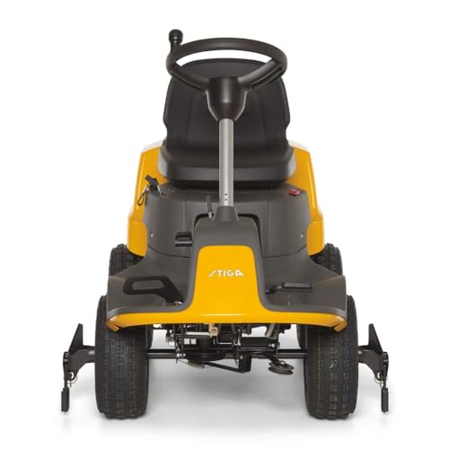 STIGA Park 300 LC Front Cut Ride-On Mower with 414 cc Petrol Engine, 85 cm Combi Cutting Deck QuickFlip, Articulated Steering, Hydrostatic Transmission - Image 4