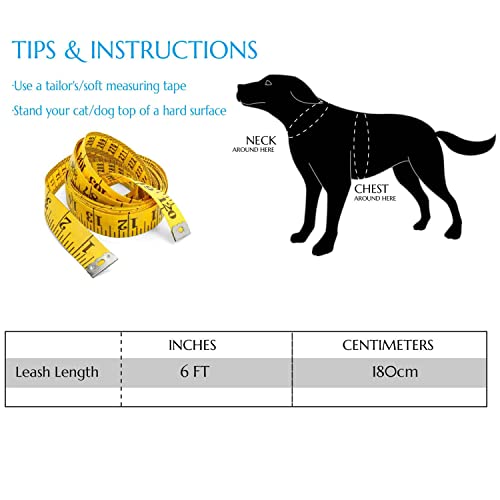 Covgopi Slip Lead Dog Leash, 6 Pcs Short Pet Leashes Slip Leads For Dogs Cats Grooming Shelter Rescues Walking Training,Etc., 6 Ft Strong Pulling Durable Dog Leash With O-Ring #TOP1