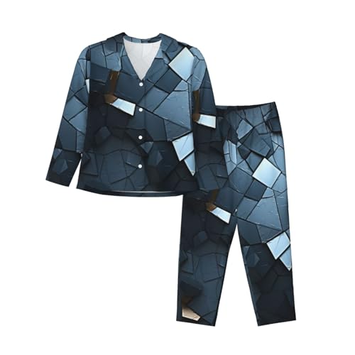 Pyjama 2 pièces doux femme manches longues pour soirées cocooning