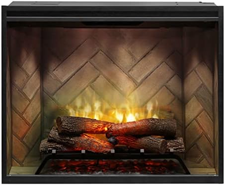 Dimplex Revillusion 36" Portrait Built-in Firebox (Model: RBF36P), 4435/6739/8786 BTU, 120/208/240 Volt, 1375/1975/2575 Watt, Herringbone - Thumbnail 4