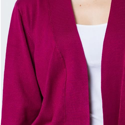 Image of Bolero Cropped Cardigans Shrugs for Women - 3 /4 Sleeve Open Front Cover up for Dresses