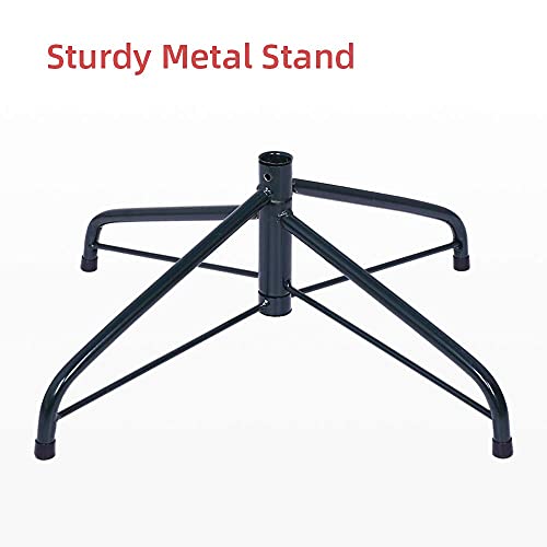 OUSFOT-Christmas-Tree-6ft-Realistic-Artificial-PVC-PE-815-Branches-Easy-Assembly-Foldable-Reusable-Metal-Stand-with-Xmas-Tree-Storage-Bag-Decoration-Indoor-for-Christmas