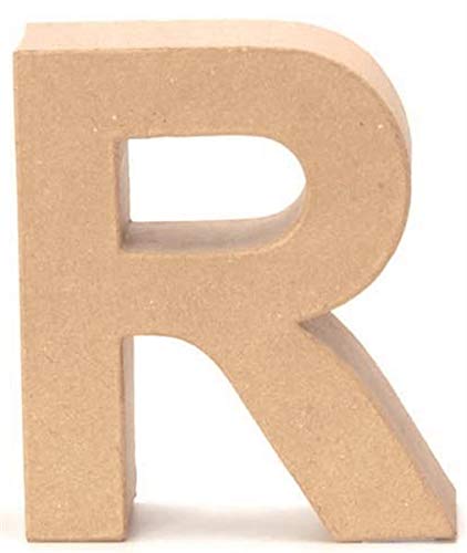 Lettre R en carton 17,5x 5,5cm Cover