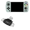 BoxWave Smart Gadget Compatible with Anbernic RG405M (4 in) – AllReader SD Card Reader, microSD Card Reader SD Compact USB – Jet Black