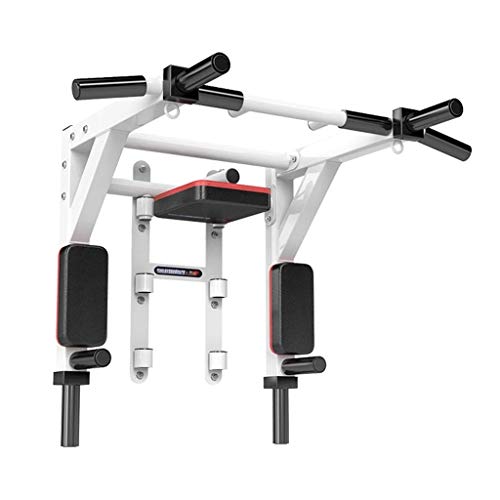 PORTAYH Horizontale Linie Klimmzugstange Wandmontierte Klimmzugstange Home Gym Body Workout Bar for den Innen- und Außenbereich (Color : White) Cover