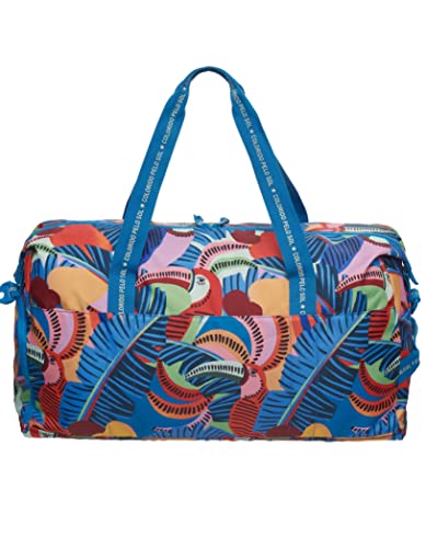Bolsa Farm Findi Borogodo feminino, Céu Colorido, Único