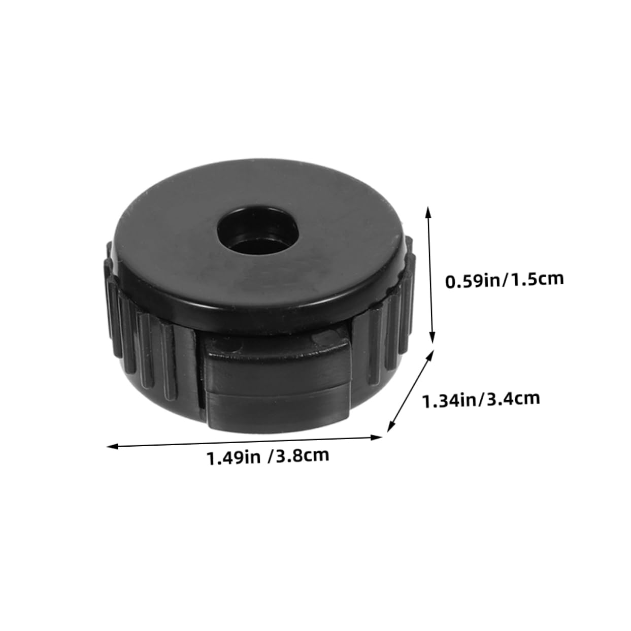 BESTonZON Drum Hardware Kit 10pcs Quick Release Cymbal Lock Nuts Jazz Drum Nut Cymbal Mounting Hardware Black