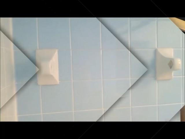 Measuring the distance between towel bar holders