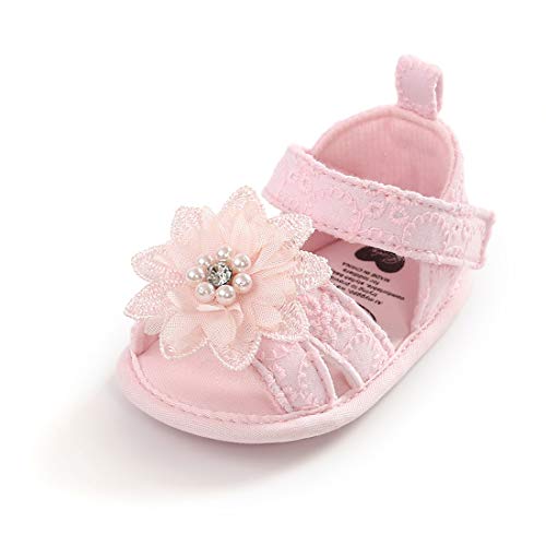 Babelvit Infant Baby Girls Candy Flower Sandals Soft Soles Bowknot Princess Dress Summer First Walker Crib Shoes