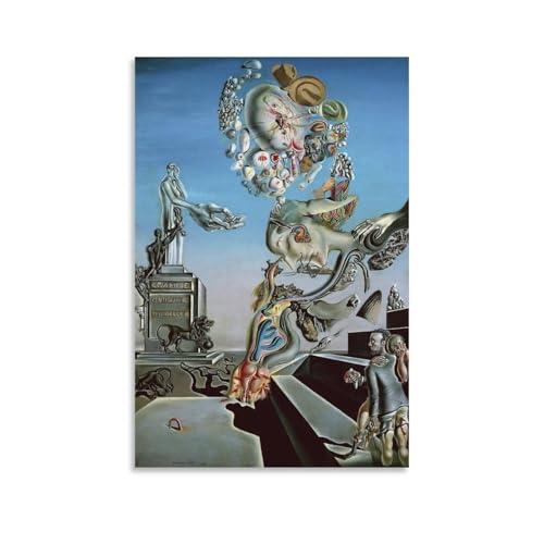 Impression sur toile Salvador Dalí Dismal Sport cadre déco mural 50x75