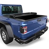 KUIPERAUTO 5FT Tri Fold Soft Truck Bed Tonneau Cover Compatible for 2020 2021 2022 2023 2024 2025 Jeep Gladiator Fleetside （60''） Bed