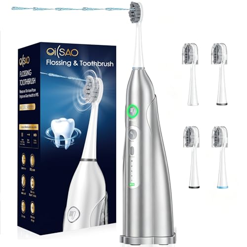 Electric Toothbrush & Water Flosser Combo 5 Modes
