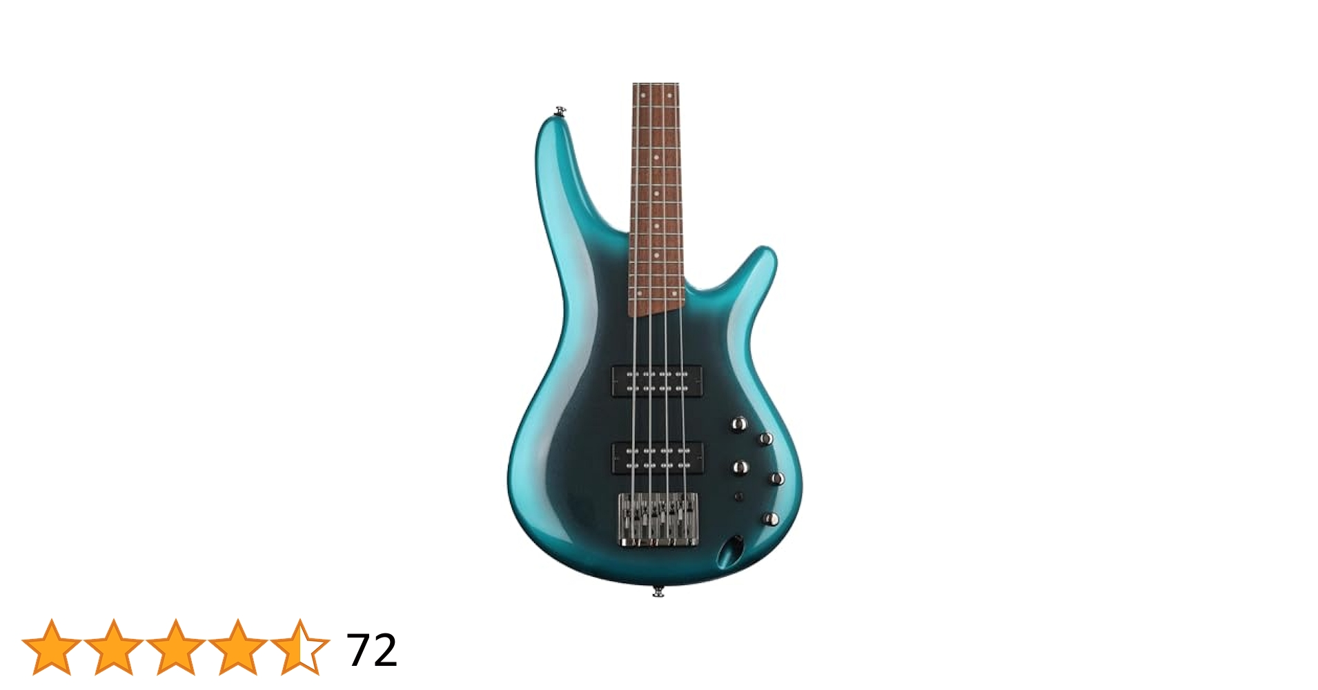 ベース Ibanez SR300E michiko Ibanez SR300E SR Standard Bass Guitar - Cerulean Aura Burst