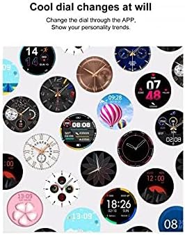 Multiple customizable watch faces displayed on the DT96 Smartwatch screen
