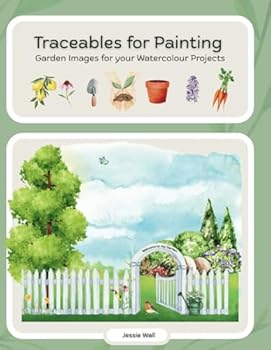 Paperback Traceables for Painting: Garden Images for your Watercolour Projects Book