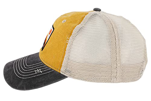 Jeep Have Fun Out There Patch Garment Washed Trucker Hat Unstructured Yellow #TOP3